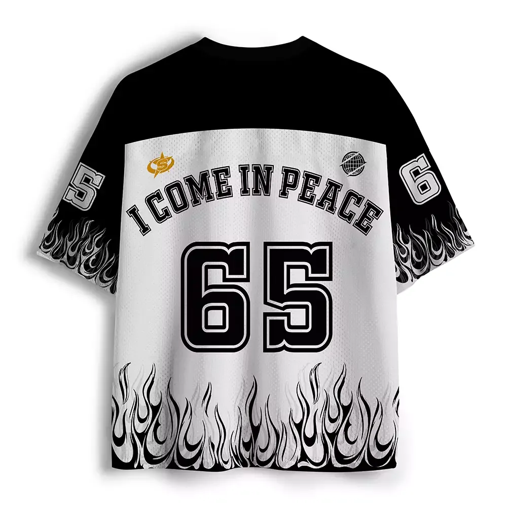 Personalized I Come In Peace Mesh Jersey