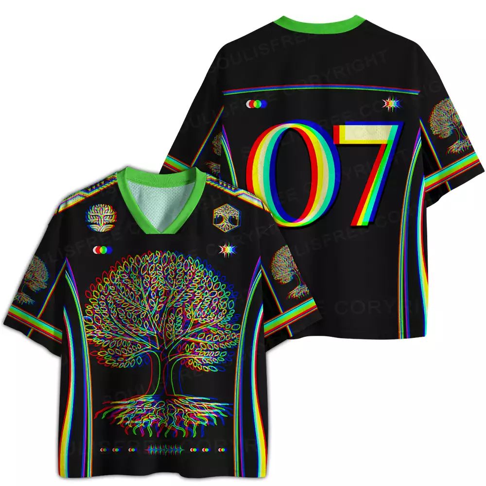 Psychedelic Tree Of Life Mesh Jersey