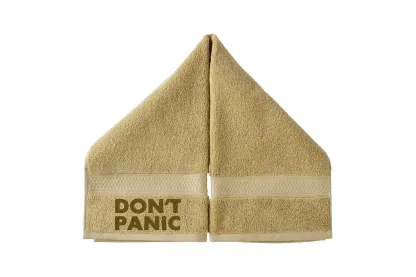 Don't Freak Out Embroidered Hand Towel
