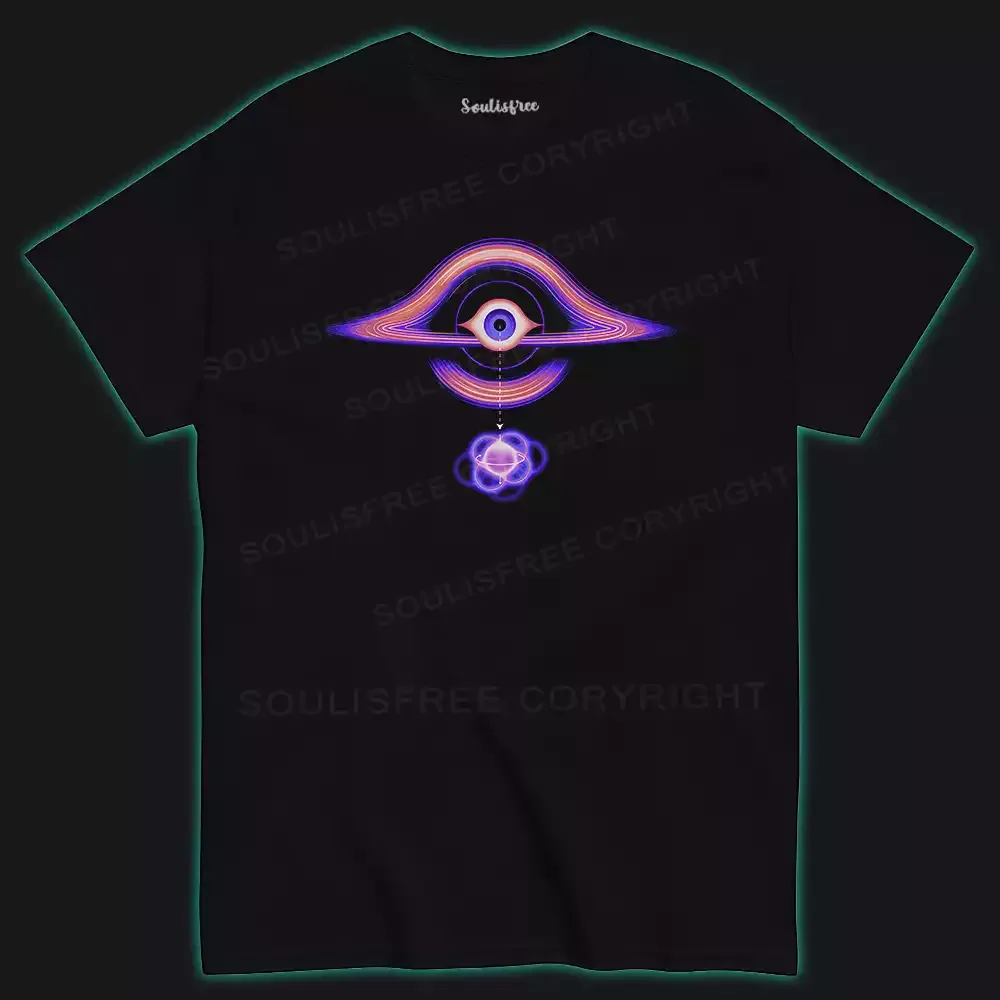 Designed When A Particle Falls Into A Black Hole T-shirt