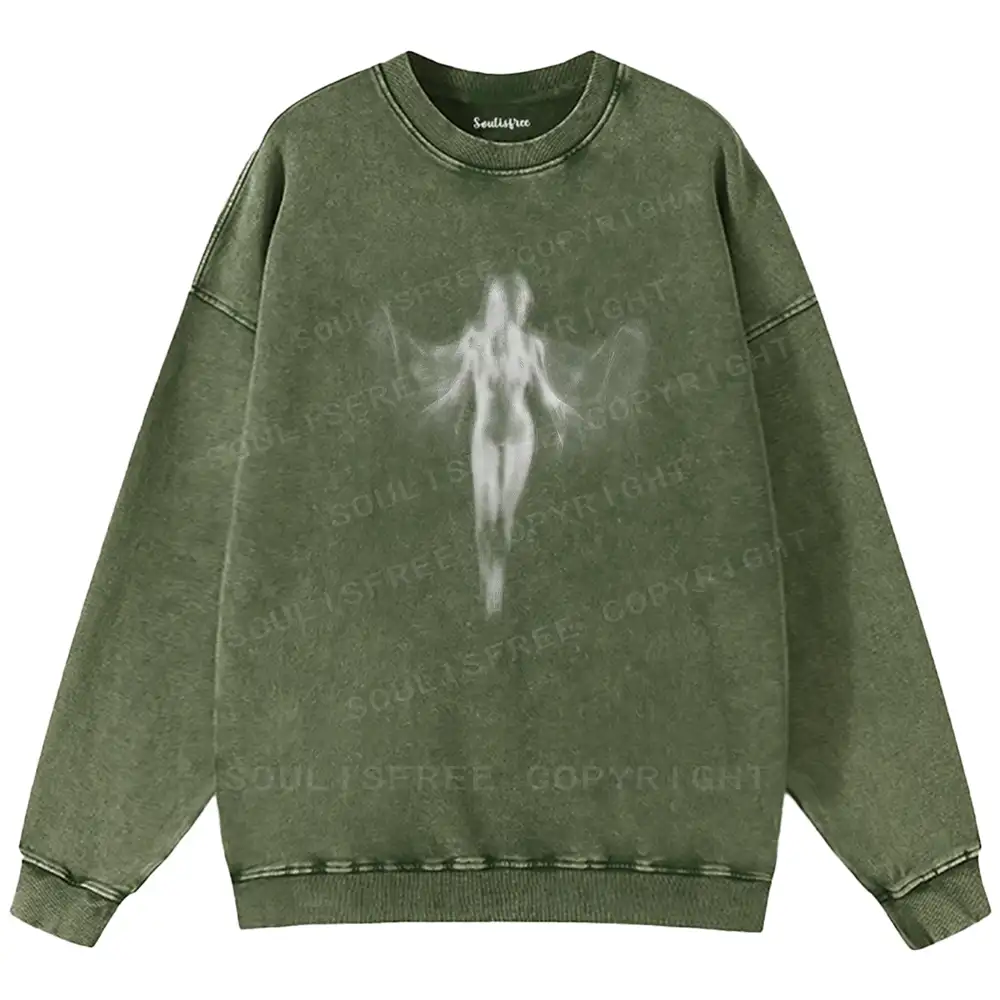 Shadow Series : Woman Ⅸ Washed Sweatshirts