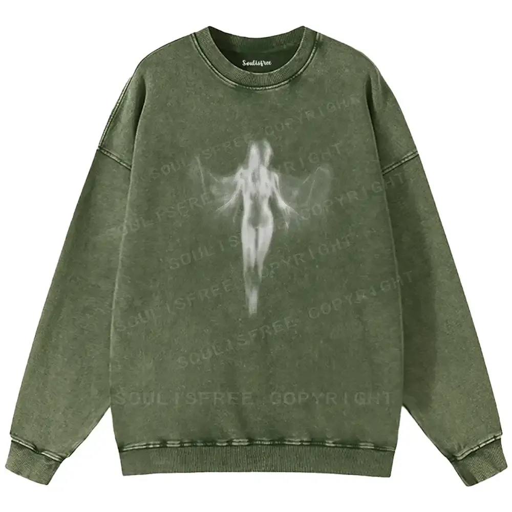 Shadow Series : Woman Ⅸ Washed Sweatshirts