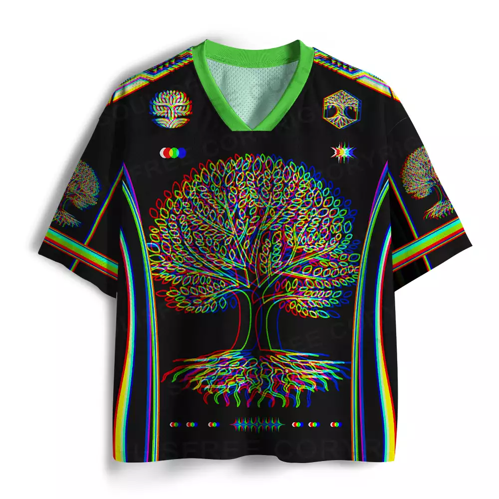 Psychedelic Tree Of Life Mesh Jersey