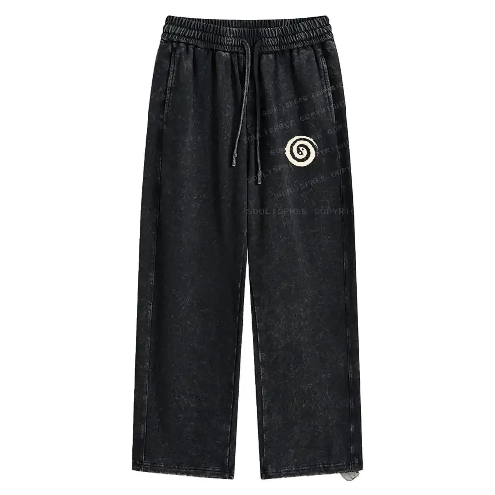 The Cycle Of Life Washed Baggy Sweatpants