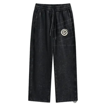 The Cycle Of Life Washed Baggy Sweatpants
