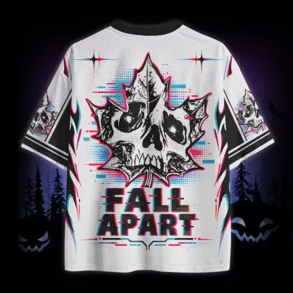 Soulisfree Skeleton Fall Apart Mesh Jersey