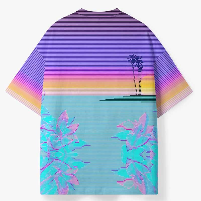Soulisfree SUNSET SIGNAL ECO‑PERF Graphic Tee