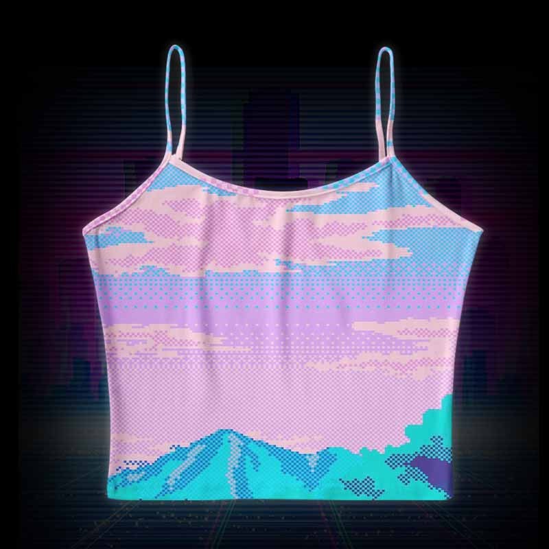Soulisfree PIXEL HORIZON Brushed Cami