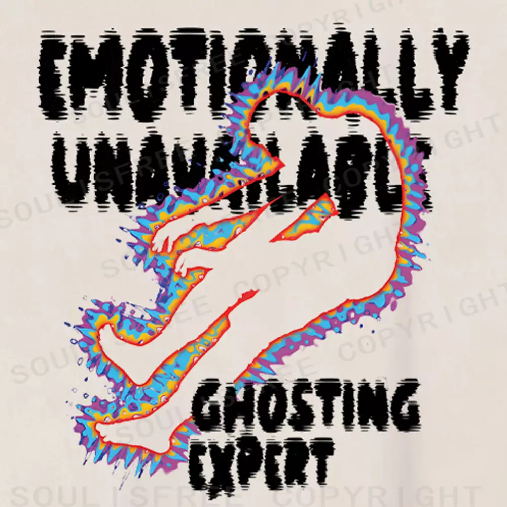 EMOTIONALLY UNAVAILABLE Washed T-shirt
