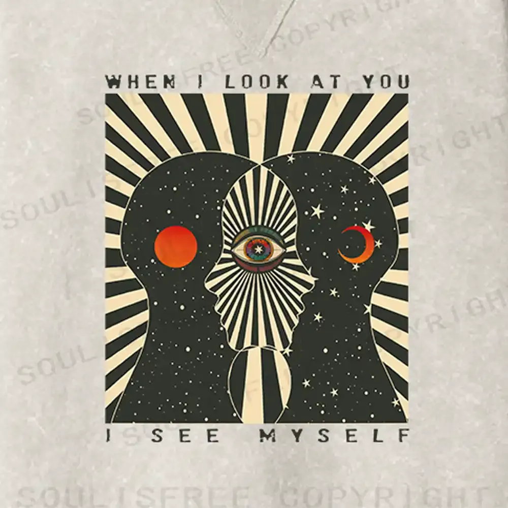 We Are Mirrors Fit Washed Sweatshirt