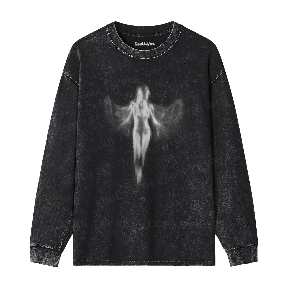 Shadow Series : Woman Ⅸ Washed Long Sleeve Shirt