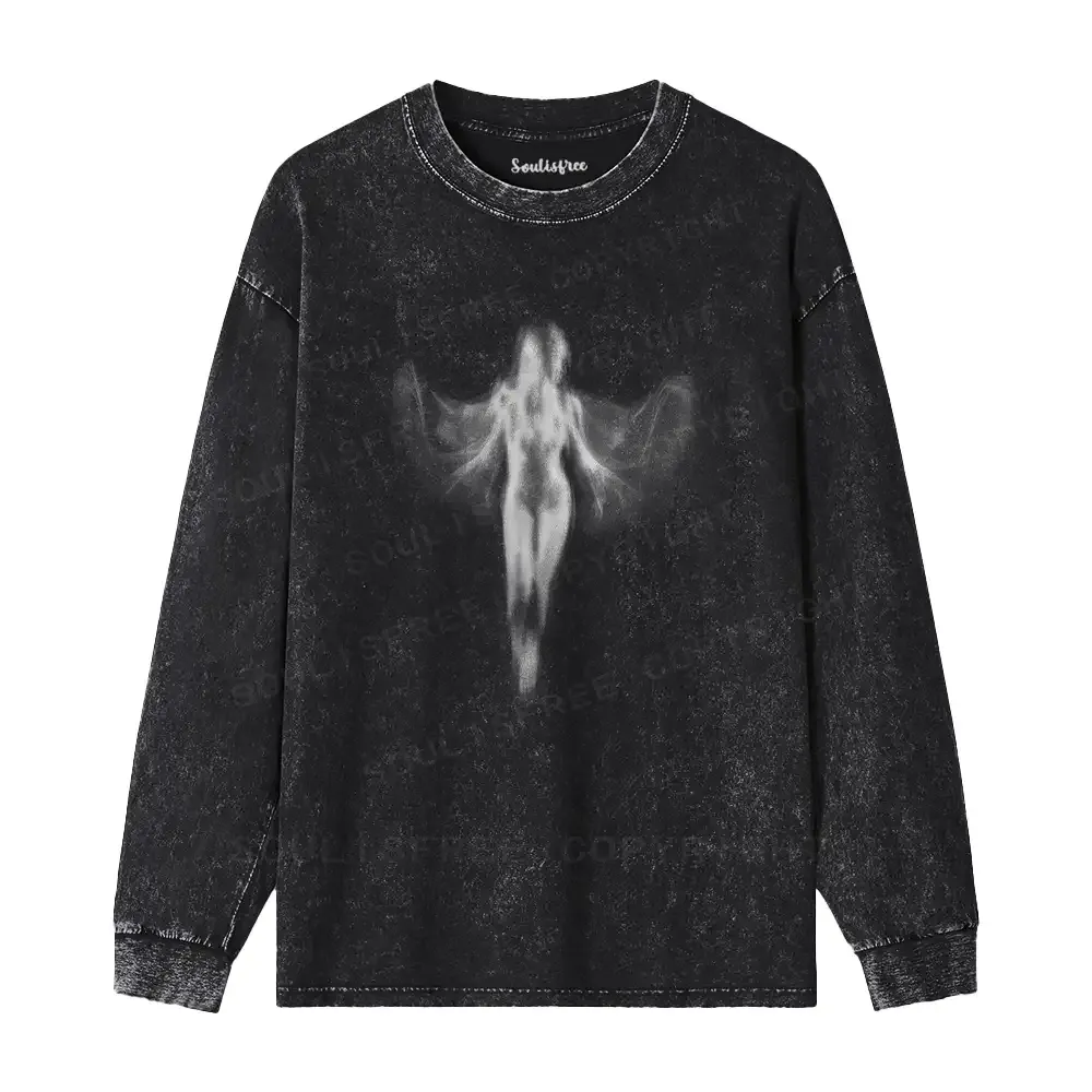 Shadow Series : Woman Ⅸ Washed Long Sleeve Shirt