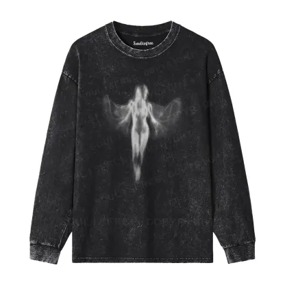 Shadow Series : Woman Ⅸ Washed Long Sleeve Shirt