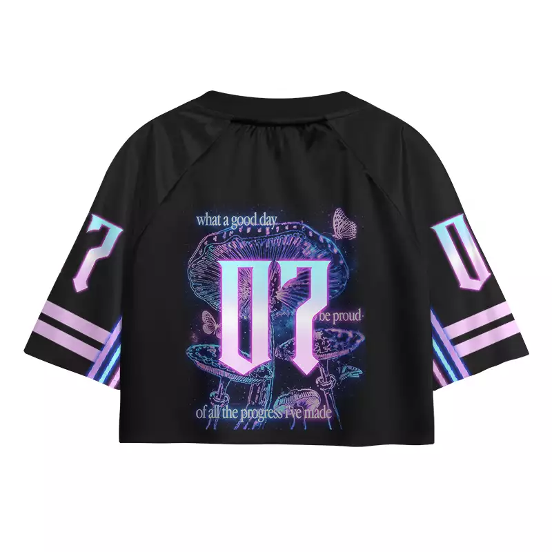 Soulisfree What A Good Day Cropped Jersey