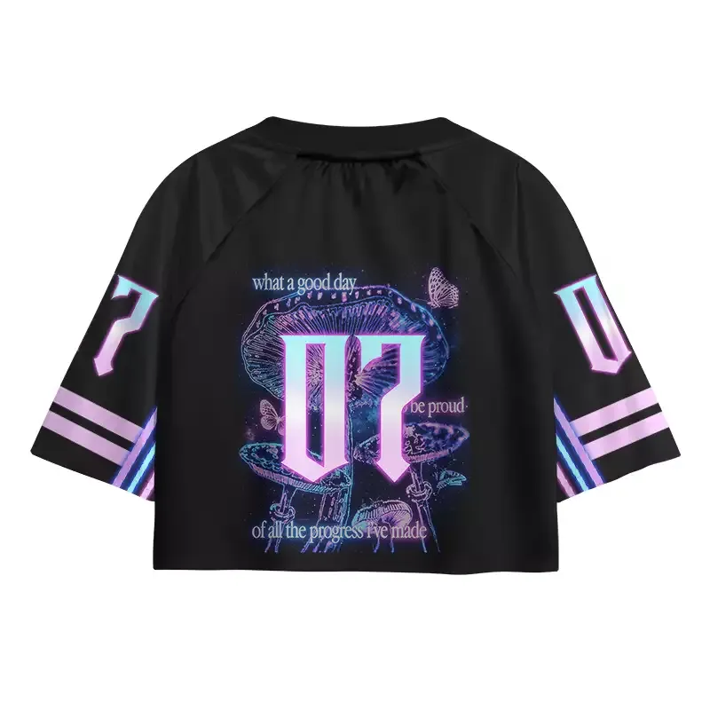 Soulisfree What A Good Day Cropped Jersey