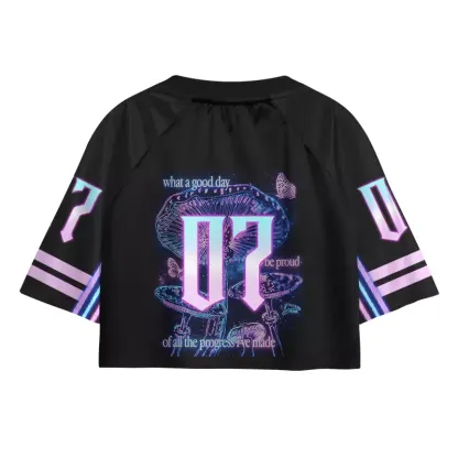 Soulisfree What A Good Day Cropped Jersey