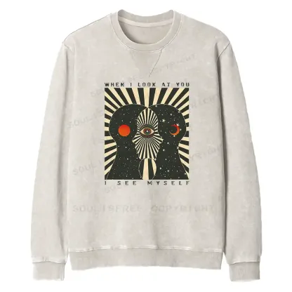 We Are Mirrors Fit Washed Sweatshirt