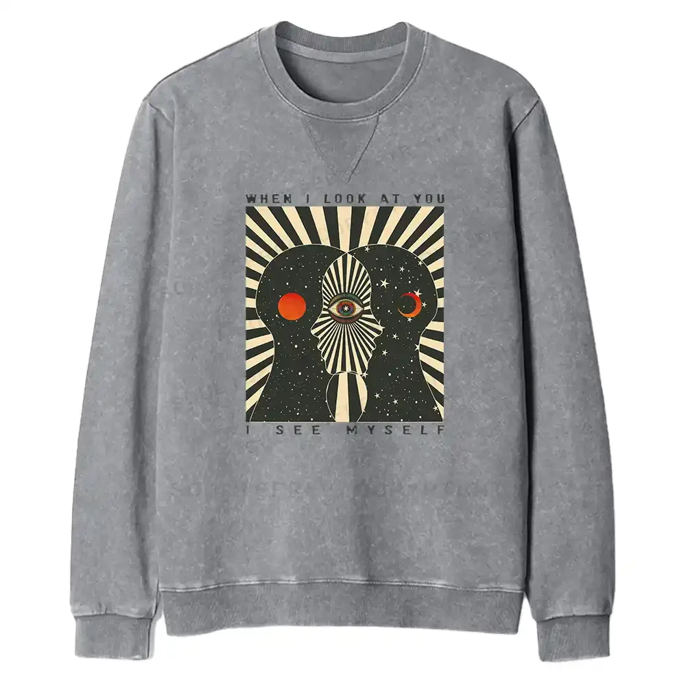 We Are Mirrors Fit Washed Sweatshirt