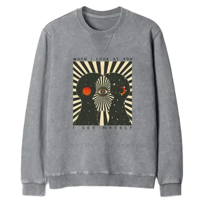 We Are Mirrors Fit Washed Sweatshirt