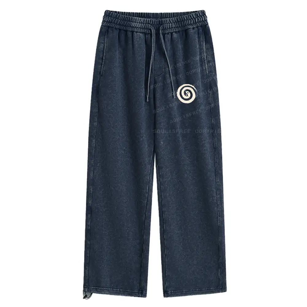 The Cycle Of Life Washed Baggy Sweatpants