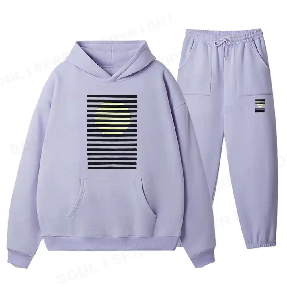 Hidden Sun Fleece Hoodie Set