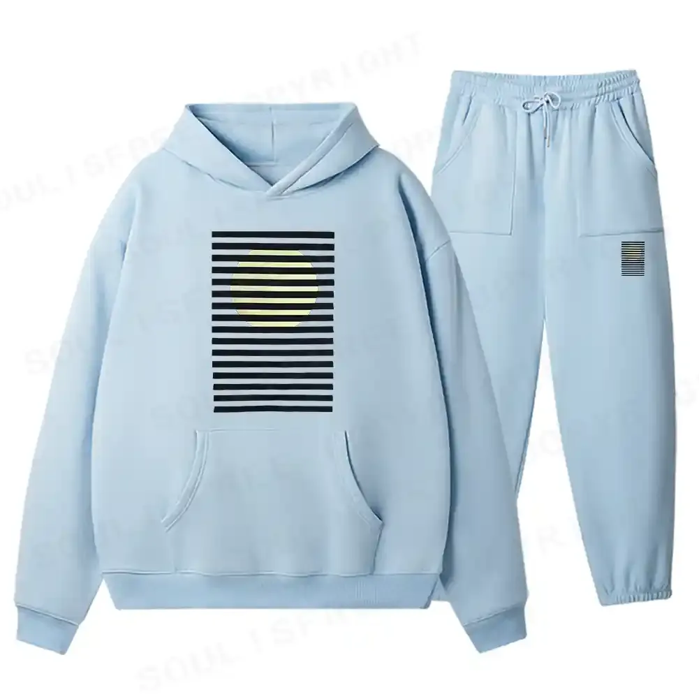 Hidden Sun Fleece Hoodie Set