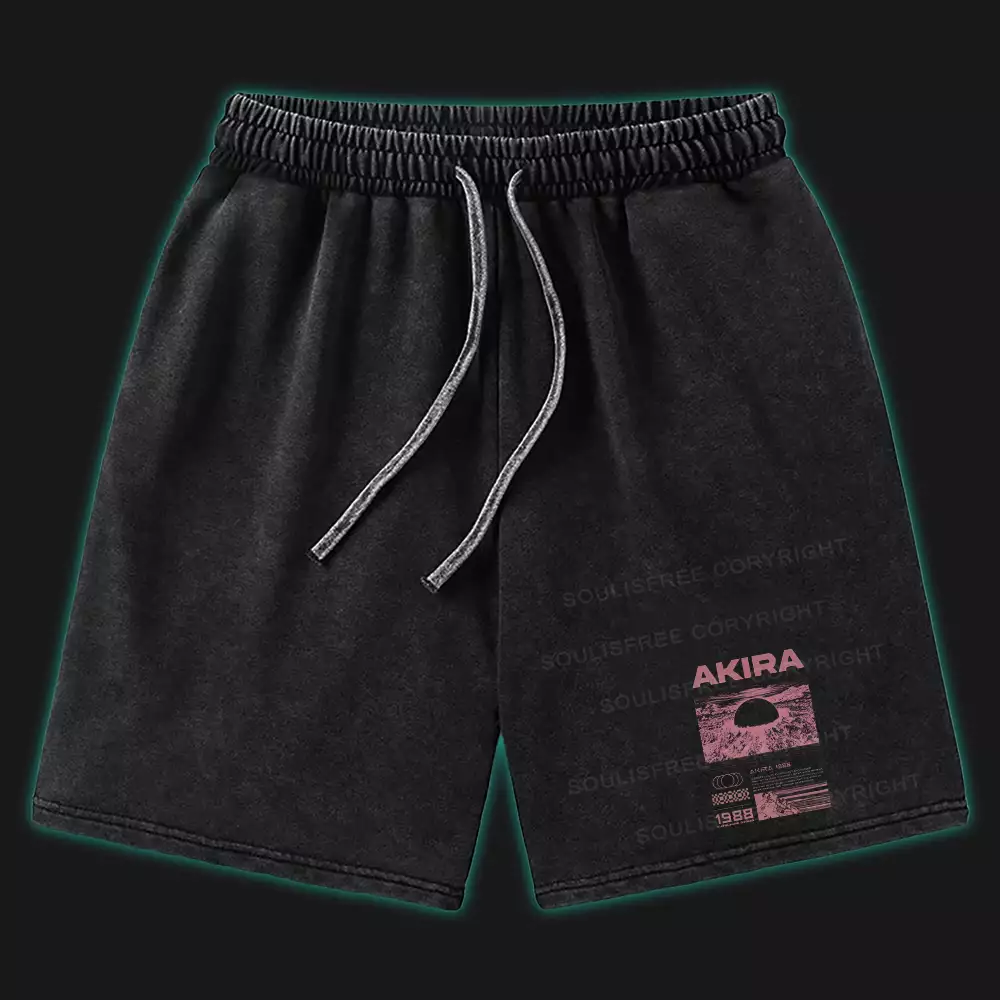 Destruction Washed Shorts