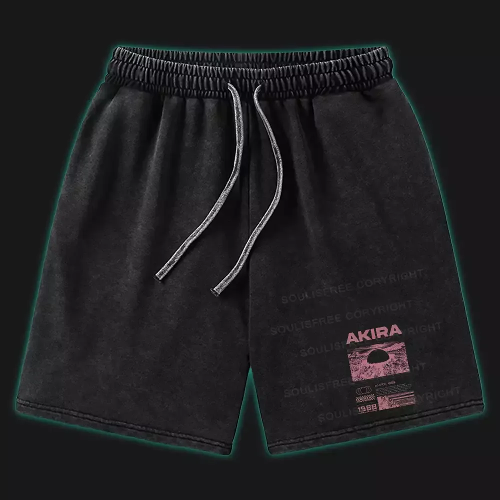 Designed Destruction Washed Shorts