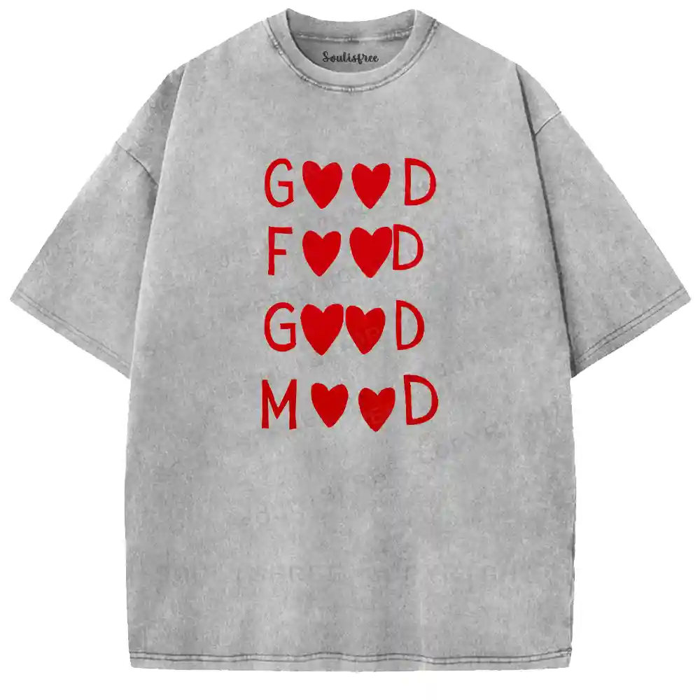 Ethereal Culinary Joy Washed T-shirt