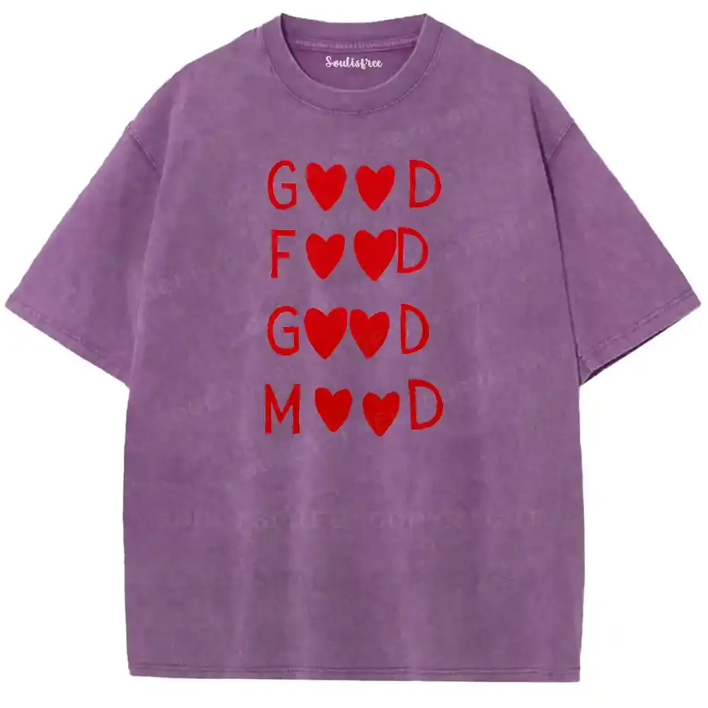 Ethereal Culinary Joy Washed T-shirt