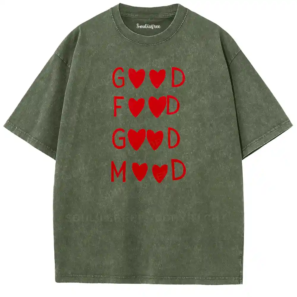 Ethereal Culinary Joy Washed T-shirt