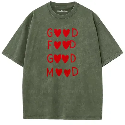 Ethereal Culinary Joy Washed T-shirt