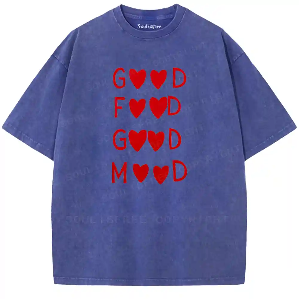Ethereal Culinary Joy Washed T-shirt