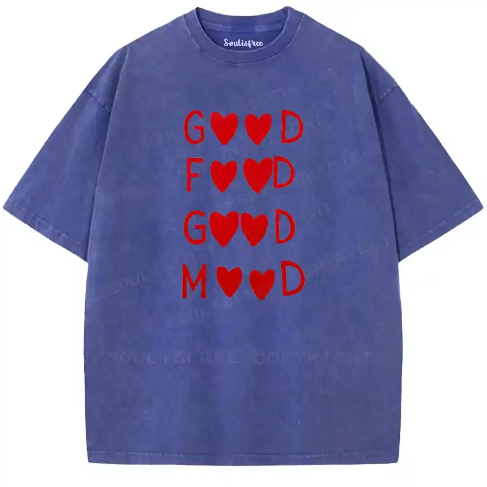 Ethereal Culinary Joy Washed T-shirt