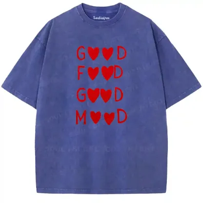 Ethereal Culinary Joy Washed T-shirt