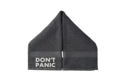 Don't Freak Out Embroidered Hand Towel