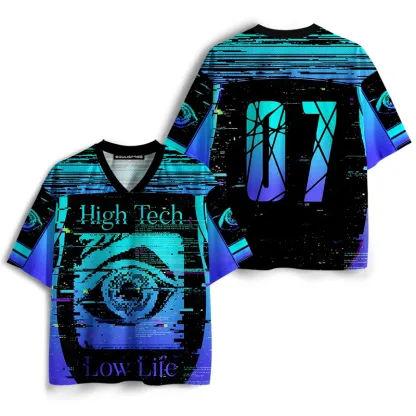 Soulisfree Digital Distortion High Mesh Jersey