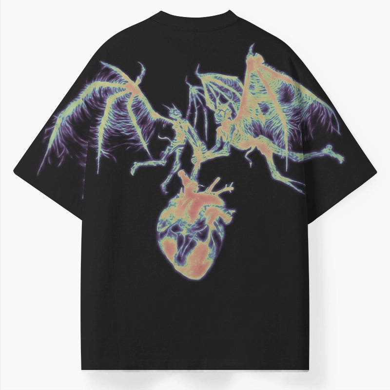 Soulisfree Evil Heart ECO‑PERF Graphic Tee