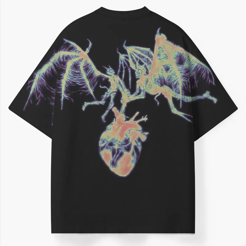 Soulisfree Evil Heart ECO‑PERF Graphic Tee
