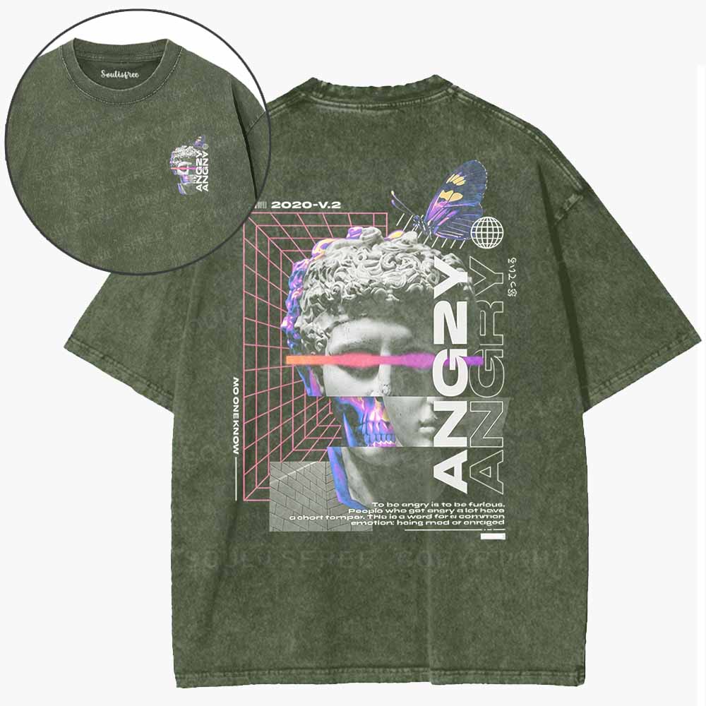Soulisfree  Chaos Within Washed Tee