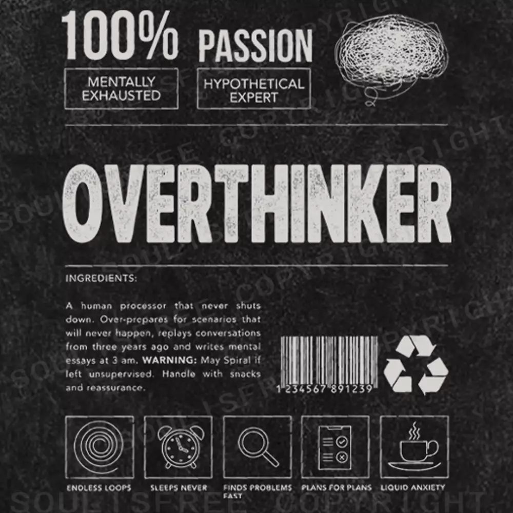 OVERTHINKER Washed T-shirt