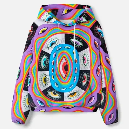 Cosmic Vision Kaleidoscope All-Over Print Hoodie
