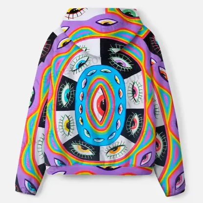 Cosmic Vision Kaleidoscope All-Over Print Hoodie