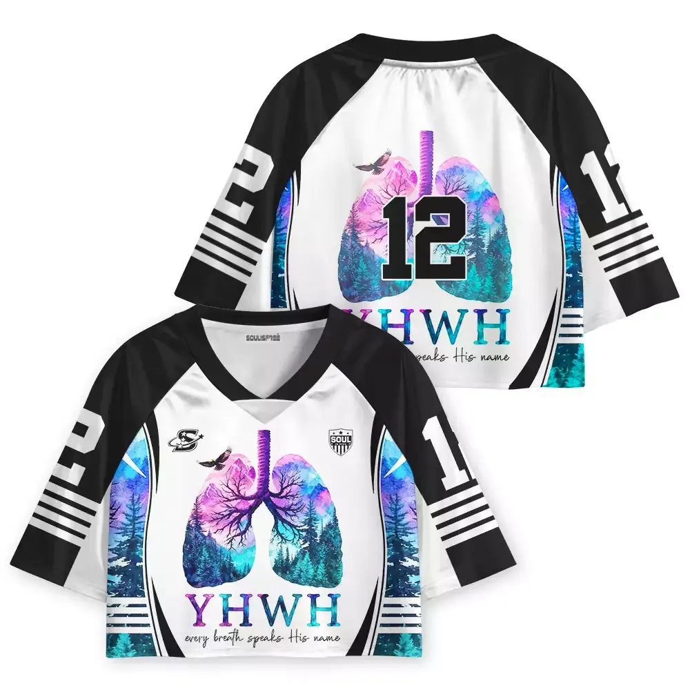 Soulisfree Every Breath Speak His Name Cropped Jersey