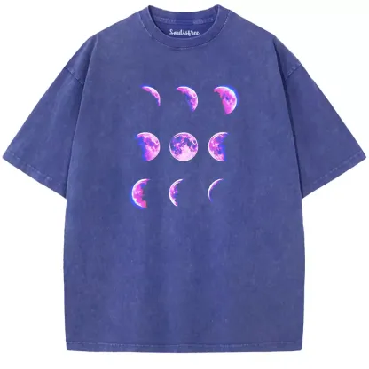 Soulisfree Electric Tides of the Moon Washed Tee