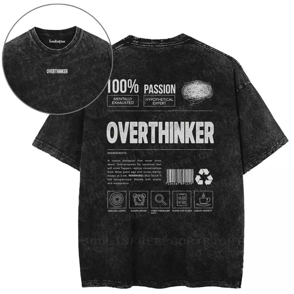 OVERTHINKER Washed T-shirt