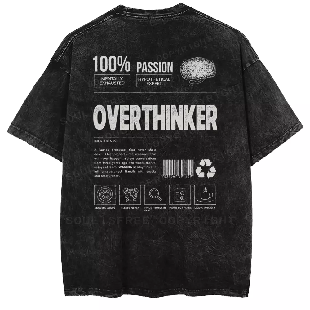 OVERTHINKER Washed T-shirt