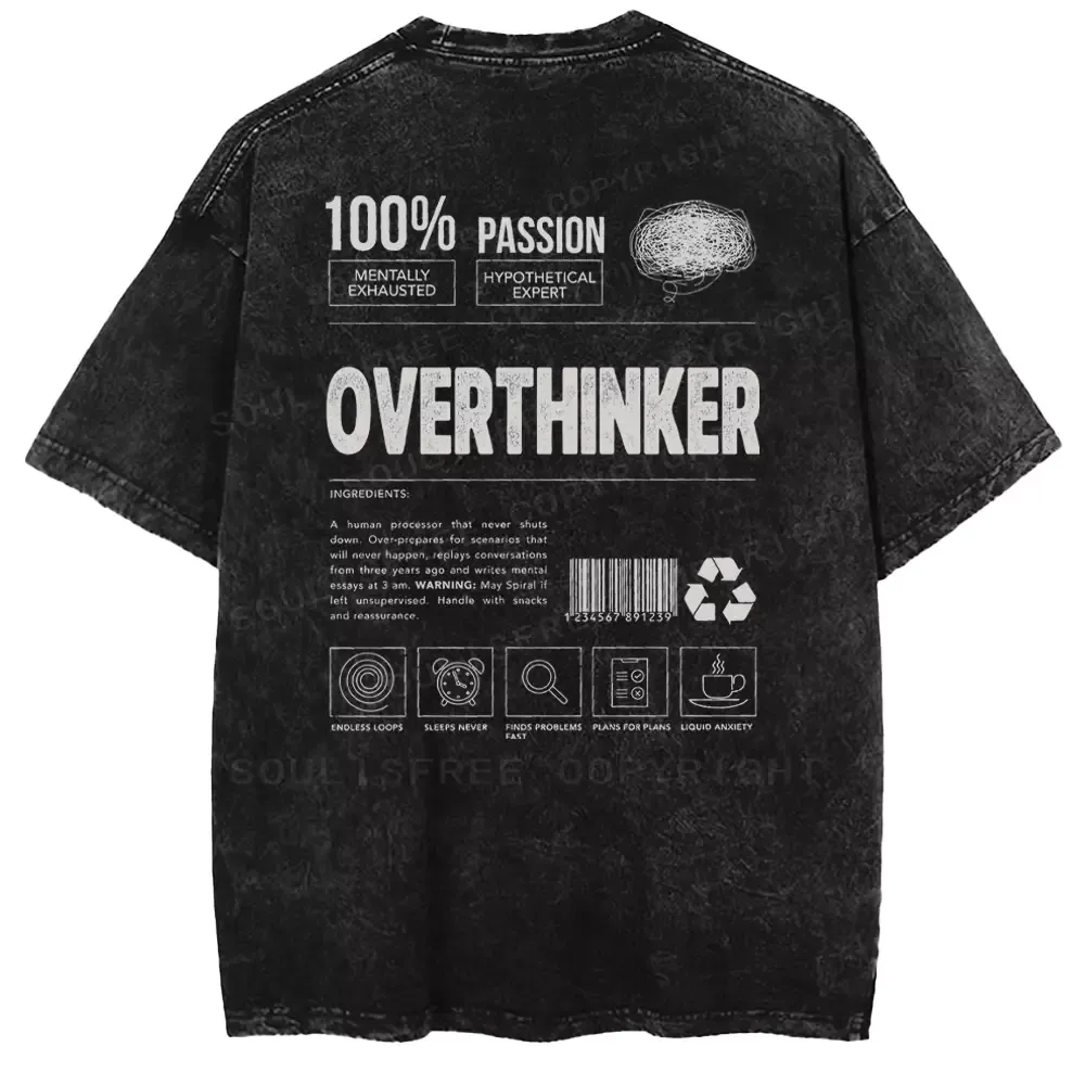 OVERTHINKER Washed T-shirt