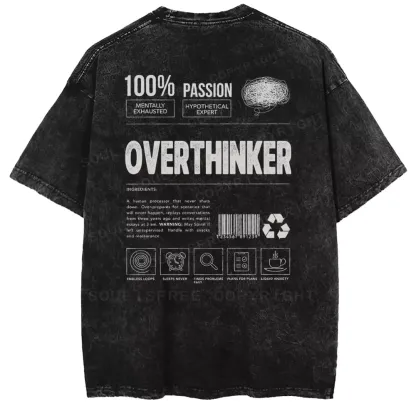 OVERTHINKER Washed T-shirt