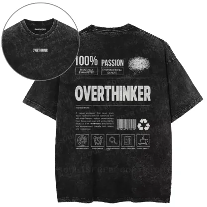 OVERTHINKER Washed T-shirt